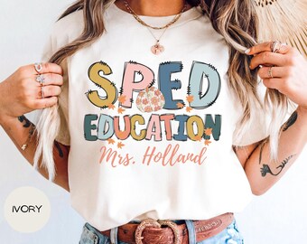 Comfort Colors SPED Shirt, Special Education Teacher Shirt, Inclusion Tee, SPED Team Shirt, Autism Awareness, Teacher Gift, Back to School