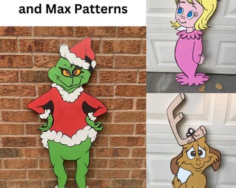 Grinch Whoville Character Woodworking Plan, DIY Yard Art (PDF Pattern)