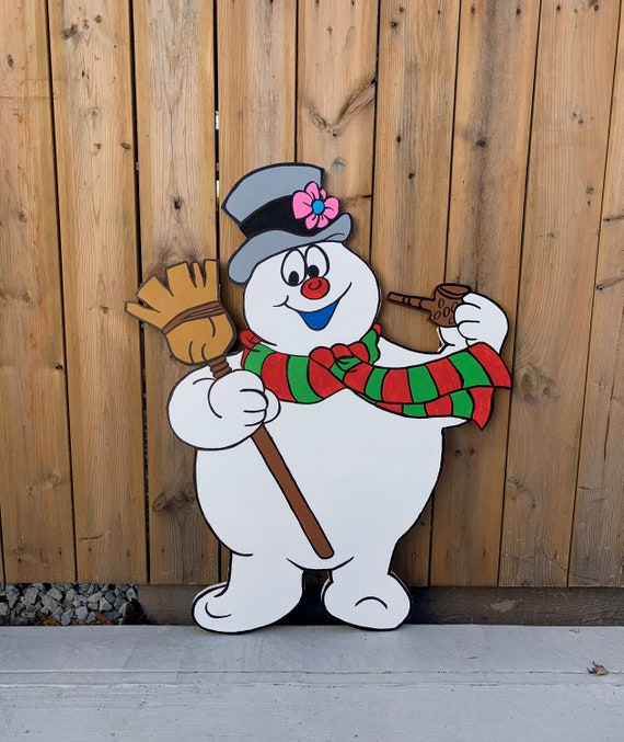 Frosty The Snowman Pdf Diy Yard Art, Outdoor Wood Decoration Patterns Pdf