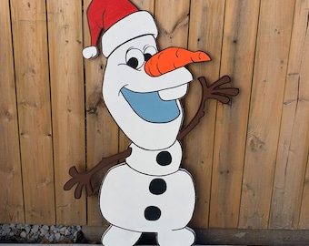 Olaf Snowman Yard Art Pattern: DIY Christmas Holiday Decor (PDF Download)