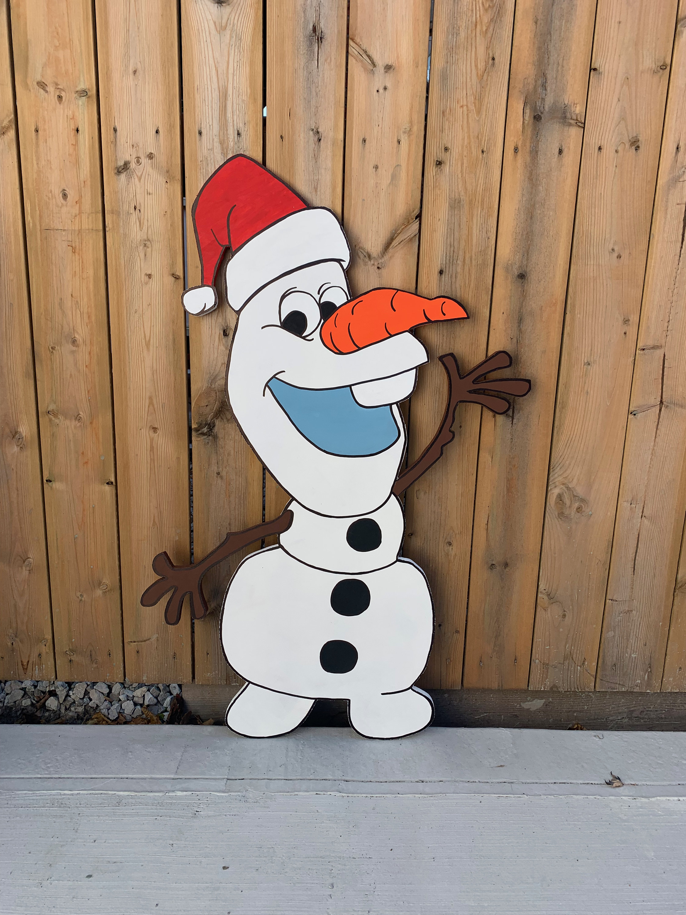 is er Pijlpunt grens Olaf Frozen Snowman PDF DIY Yard Art Christmas WoodWorking - Etsy België