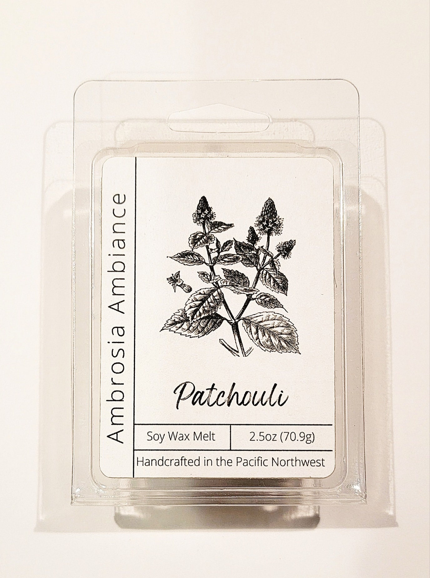 Patchouli Sandalwood Wax Melts by Candlecopia®, 2 Pack