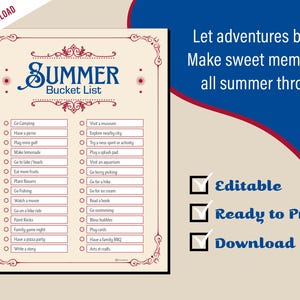 Patriotic Summer Bucket list