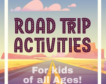 Road Trip Activity Printables for Kids