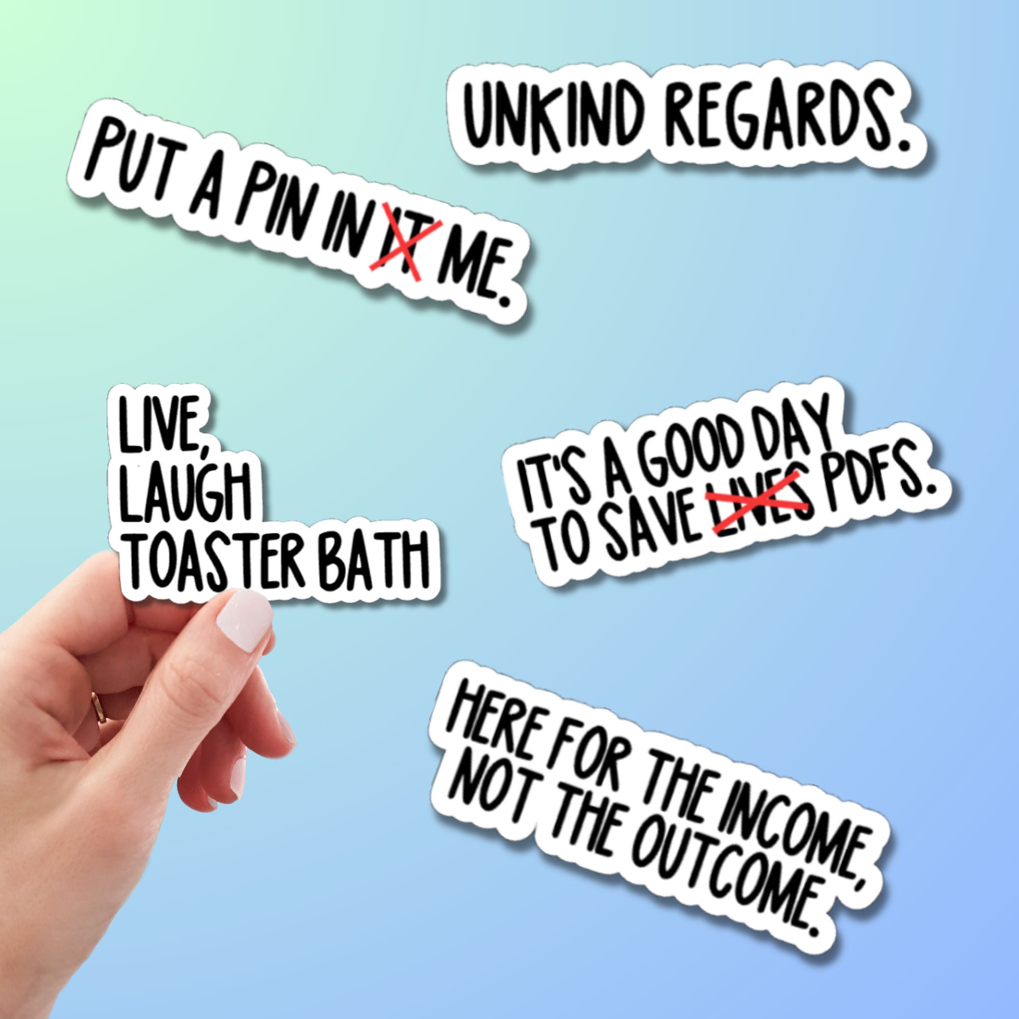Corporate Lingo Stickers | Funny Office Humor Stickers | Coworker Gift ...