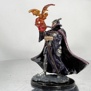 Female Human Warlock Sorcerer Mage Eldrich Hand Painted Miniature Dungeons Dragons D&D DND Pathfinder Role Playing Miniatures