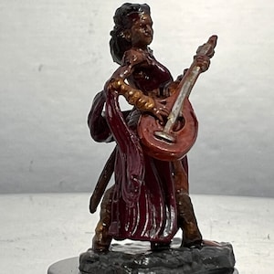 Female Human Bard Rogue Dancer Painted Miniature Dungeons Dragons D&D DND Pathfinder Role Playing Miniatures