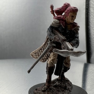 Female Elf Bard Rogue Ranger Painted Miniature Dungeons Dragons D&D DND Pathfinder Role Playing Miniatures