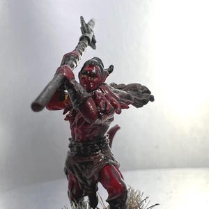 Bearded Devil Avernus Fiend Hand Painted Mini Dungeons Dragons D&D DND Pathfinder Role Playing Miniature