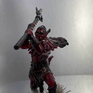 Bearded Devil Avernus Fiend Hand Painted Mini Dungeons Dragons D&D DND Pathfinder Role Playing Miniature