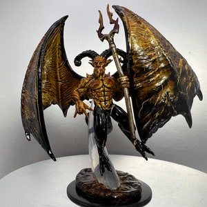 Horned Devil Painted Miniature Dungeons Dragons D&D DND Role Playing Miniatures