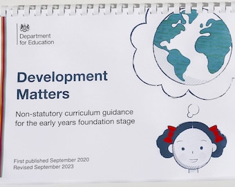 New Development Matters EYFS Full Colour Early Years Updated September 2023 Spiral