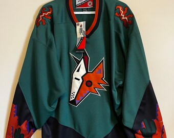 Vintage Phoenix Coyotes Starter Hockey Jersey Size Large Black 