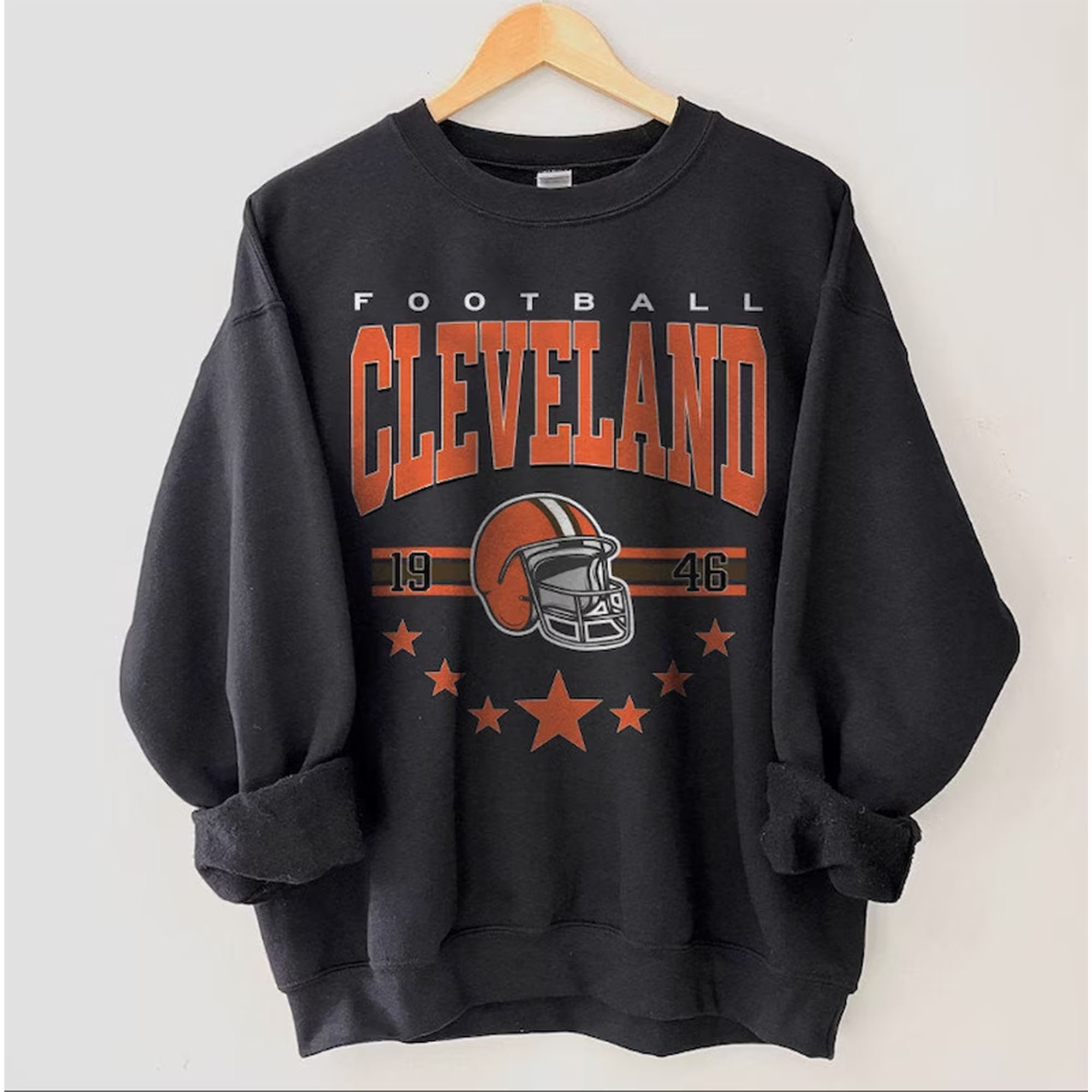 Cleveland Browns Skull 3D Hoodie All Over Print Cleveland Browns Gifts For  Him - T-shirts Low Price