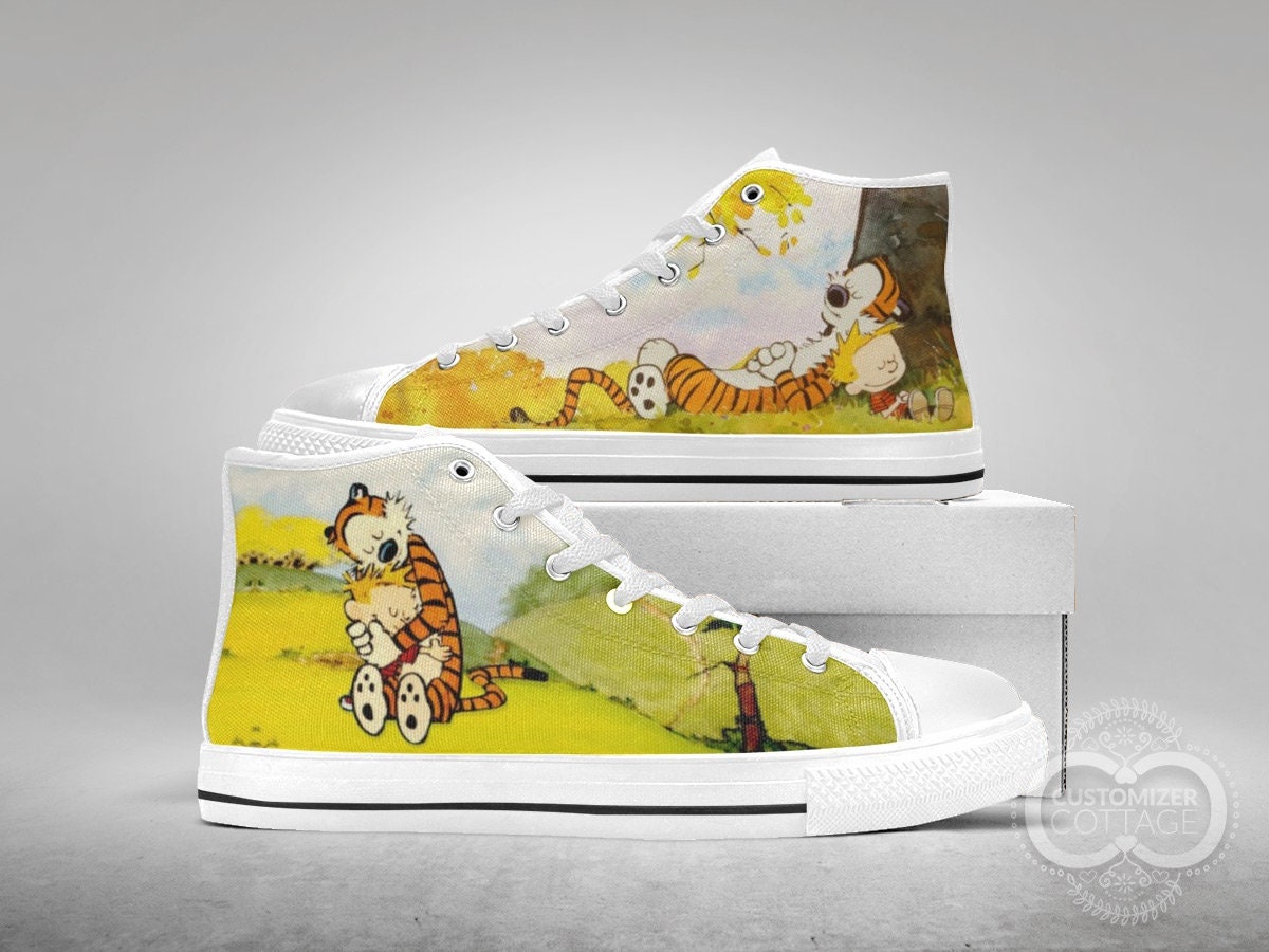 Calvin and Hobbes Shoes - Etsy Calvin and Hobbes Shoes - Etsy