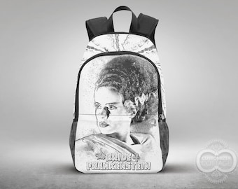 Classic movie The Bride of Frankenstein, Custom Made Backpack