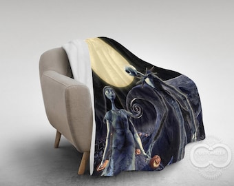 ジャックとサリーの悪夢、カスタムメイドの超ソフトマイクロフリースブランケット