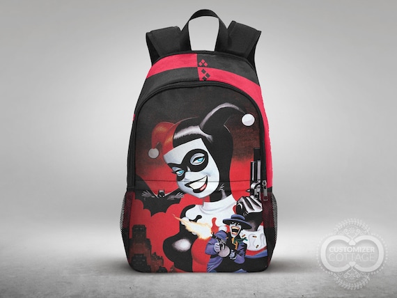 Harley quinn and joker backpack hotsell