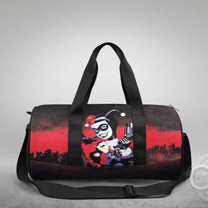 Comics Harley, bolsa de deporte personalizada, bolsa de viaje