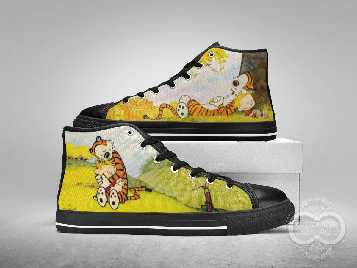 Calvin and Hobbes Shoes - Etsy Calvin and Hobbes Shoes - Etsy