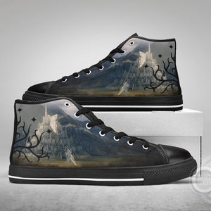 Journey of The Wizard Custom Made Black or White Shoes