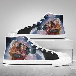 Time Traveller, chaussures noires ou blanches sur mesure