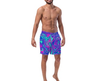 Paint Spill Men's swim trunks