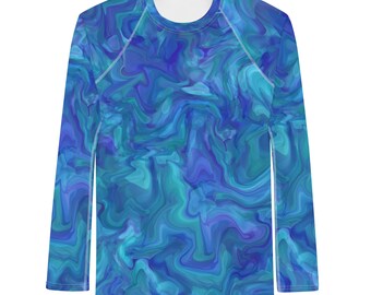 Ocean Waters Men's Rash Guard