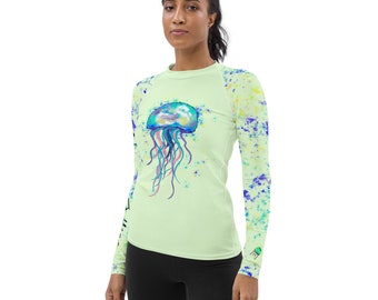 Qualle Frauen Rash Guard