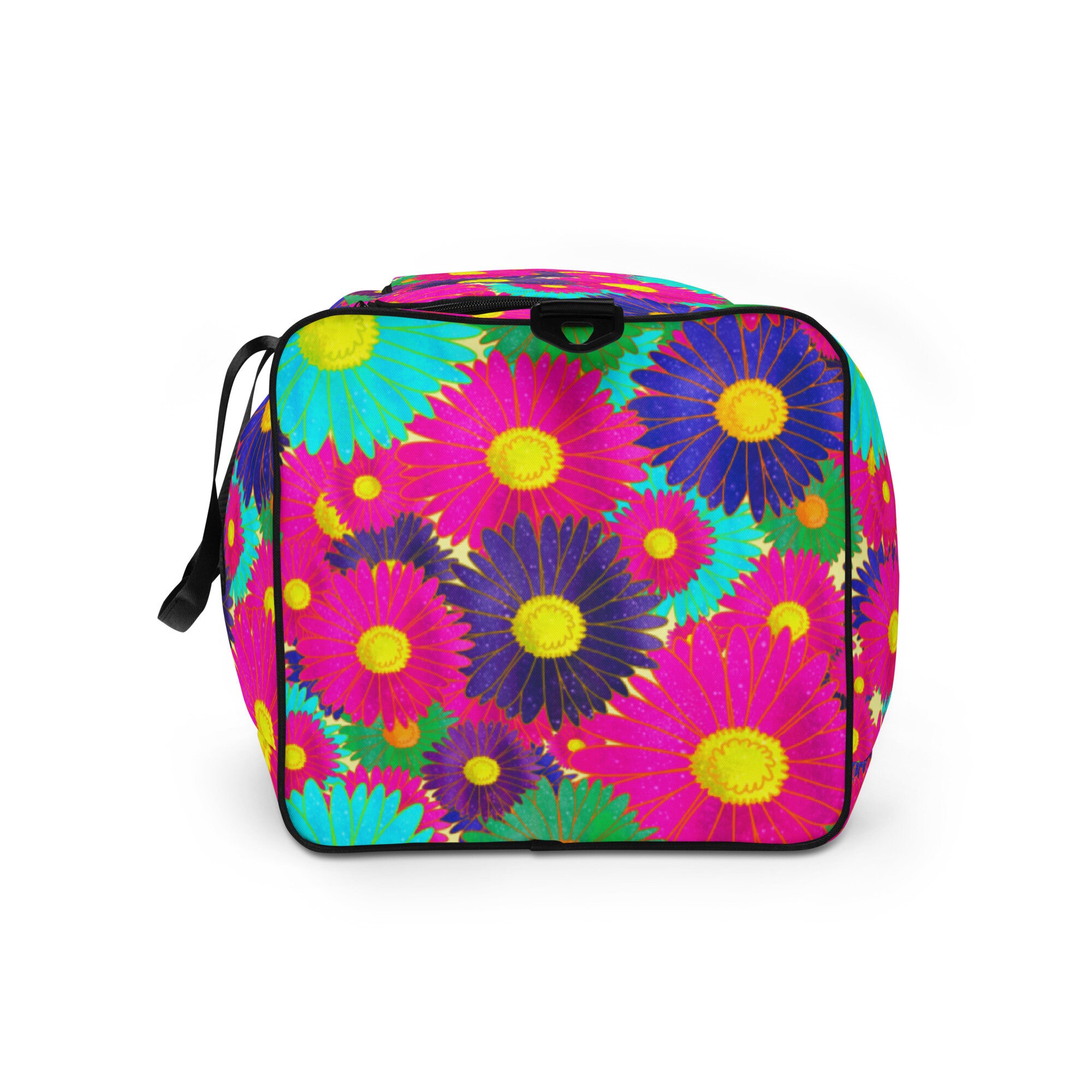 Lavender Daisies Duffle Bag
