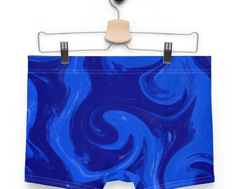 Blue Wave Boxer Briefs