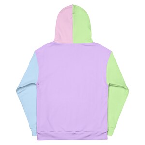 Color Block Pastel Hoodie