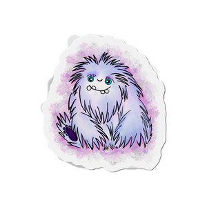 Yeti Magnet, Sasquatch magnet, Bigfoot magnet, cute magnet, dishwasher magnet, refrigerator magnet, yeti, Bigfoot, Sasquatch, locker magnet