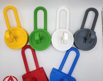 Hello Neighbor Lock and Key - Complete Set of 6 - 3D Printed