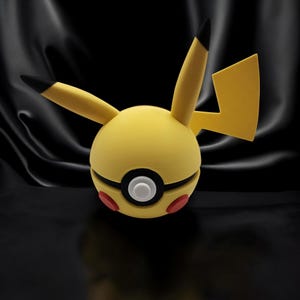 Pokémon-Poké Ball Character Pikachu-3D Printed-Collectible