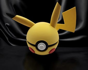 Pokémon-Poké Ball Character Pikachu-3D Printed-Collectible