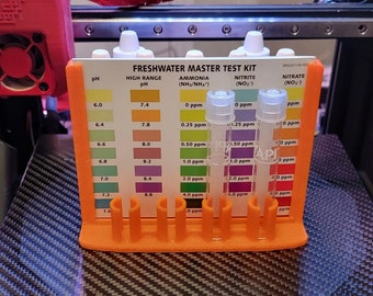 API Test Kit Station - Tube Holder Rack for Testing & Draining ...