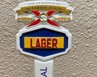 Local Lager draft beer tap handle