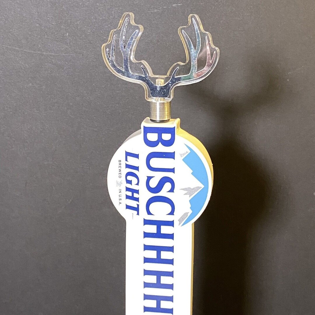 Busch Light Full-Size Tap Handle - Official Draft Beer Handle With Mountain Logo For Kegerators & Home Bars