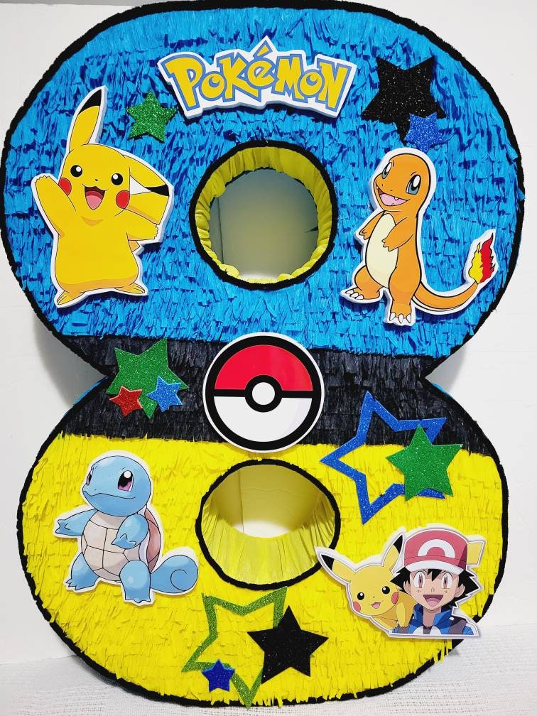 Rempli Pinata smash fête d'anniversaire bonbons Pokémon GO Pikachu Poké  Ball Pok