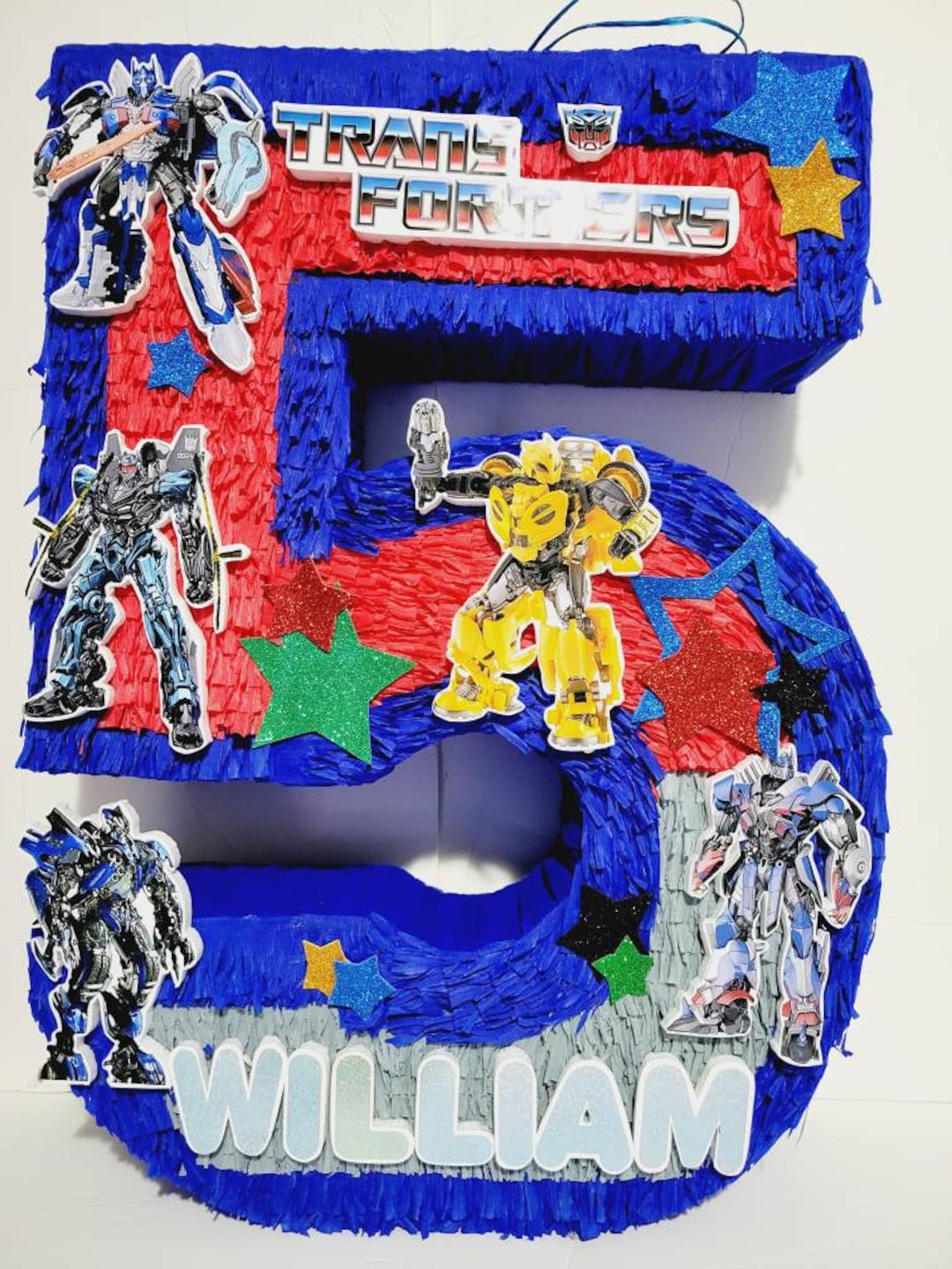Transformers Happy Birthday Pinata Etsy