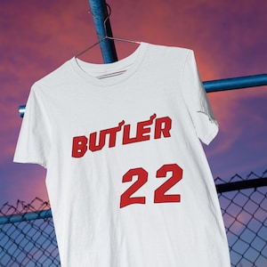  Mens Legend Basketball Jersey - Miami Heat 22# Jimmy Butler  Basketball Uniform Tops 90S Hip Hop Clothes Birthday Gifts for Kids/Adults  : Clothing, Shoes & Jewelry