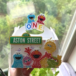 Sesame Street - Elmo Inspired Gable Boxes - Goodie Boxes