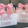 12-Piece Cherry Party Favor Boxes With Pink Bows - Coquette Candy Gift Boxes For Weddings & Parties
