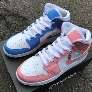 Personalizado Jordan 1 Rosa | Etsy