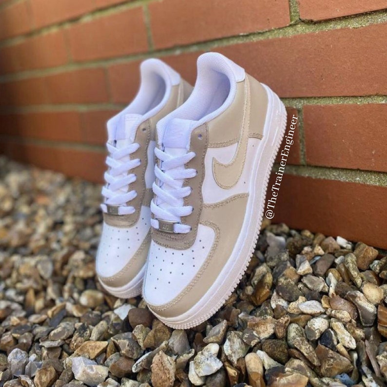 Custom Beige Air Force 1 Low | Etsy