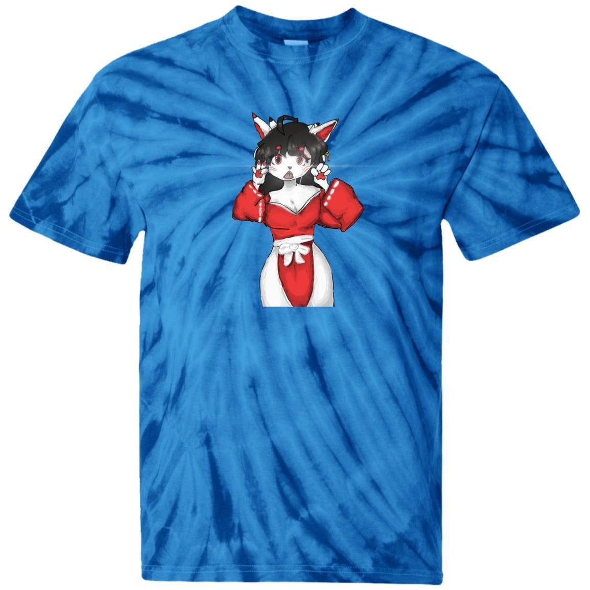 Protogen Fursuit Furry blue tie dye Fursona T-Shirt