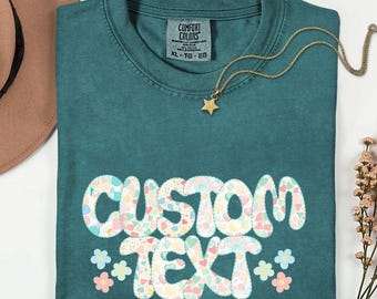 Aangepast shirt, shirt met aangepaste tekst, shirt met gepersonaliseerde quote, shirt met gepersonaliseerde tekst, shirt met cadeaubericht, shirt met tegel, aanpasbare naam, gepersonaliseerd cadeau