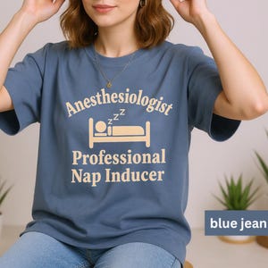 Funny Anesthesiologist Comfort Colors Tee | Vintage Wash Medical Humor Shirt | CRNA & Doctor Apparel | Operating Room OR Team Top