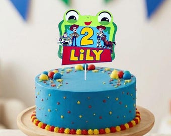 Custom Toy Story Caketopper, LilyPad Toy Story, Personalized Party Decor